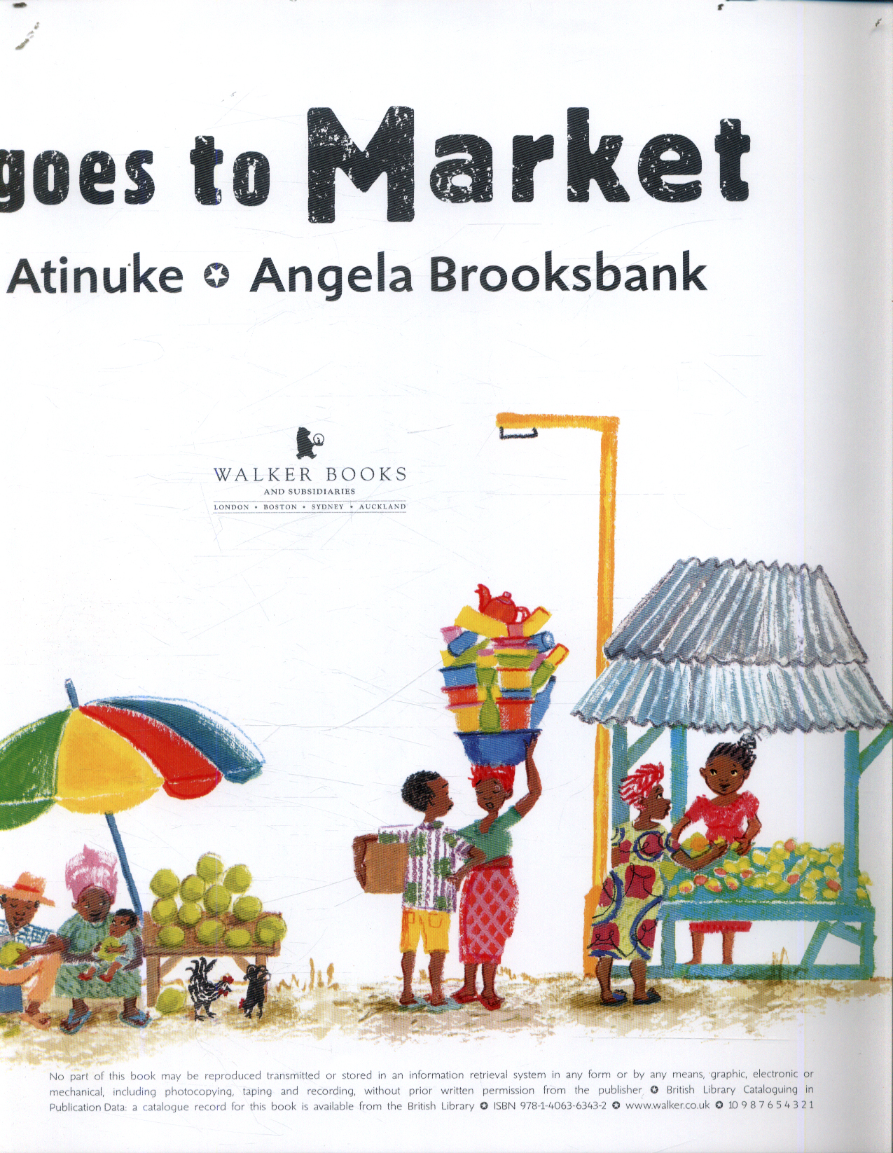 Baby Goes To Market By Atinuke 9781406363432 Brownsbfs
