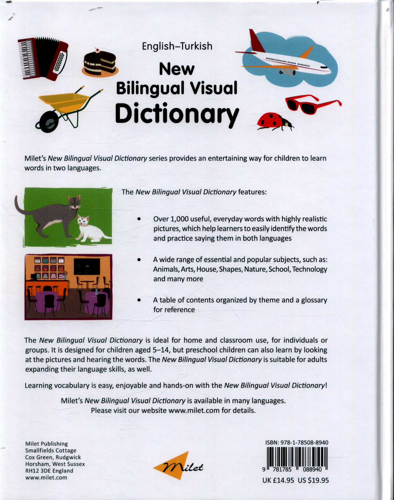 New bilingual visual dictionary EnglishTurkish by Turhan, Sedat