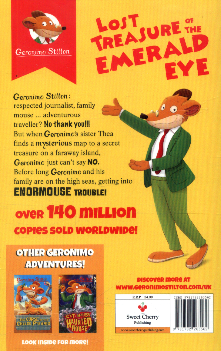 Lost Treasure Of The Emerald Eye By Stilton Geronimo Brownsbfs