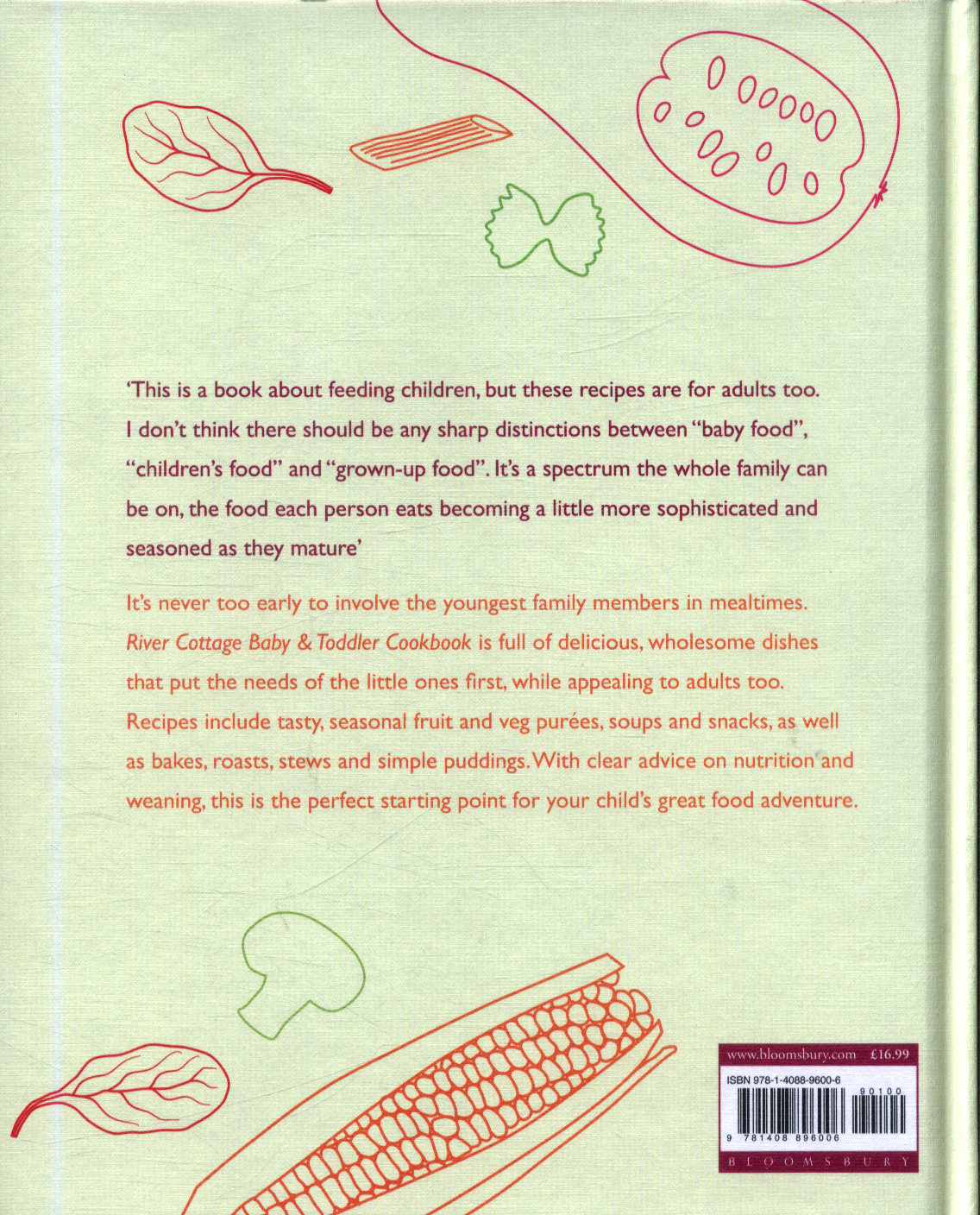 River Cottage Baby Toddler Cookbook By Duffy Nikki