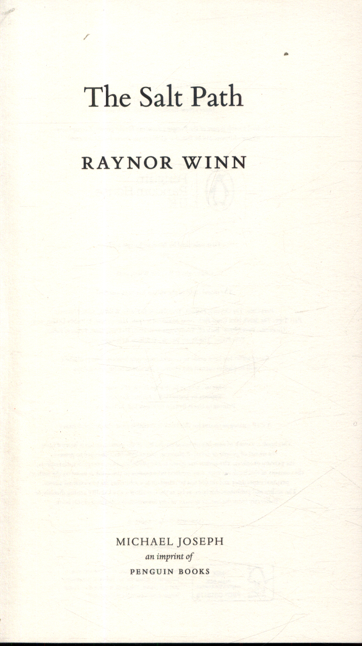 The salt path by WINN, RAYNOR (9780241349649) BrownsBfS