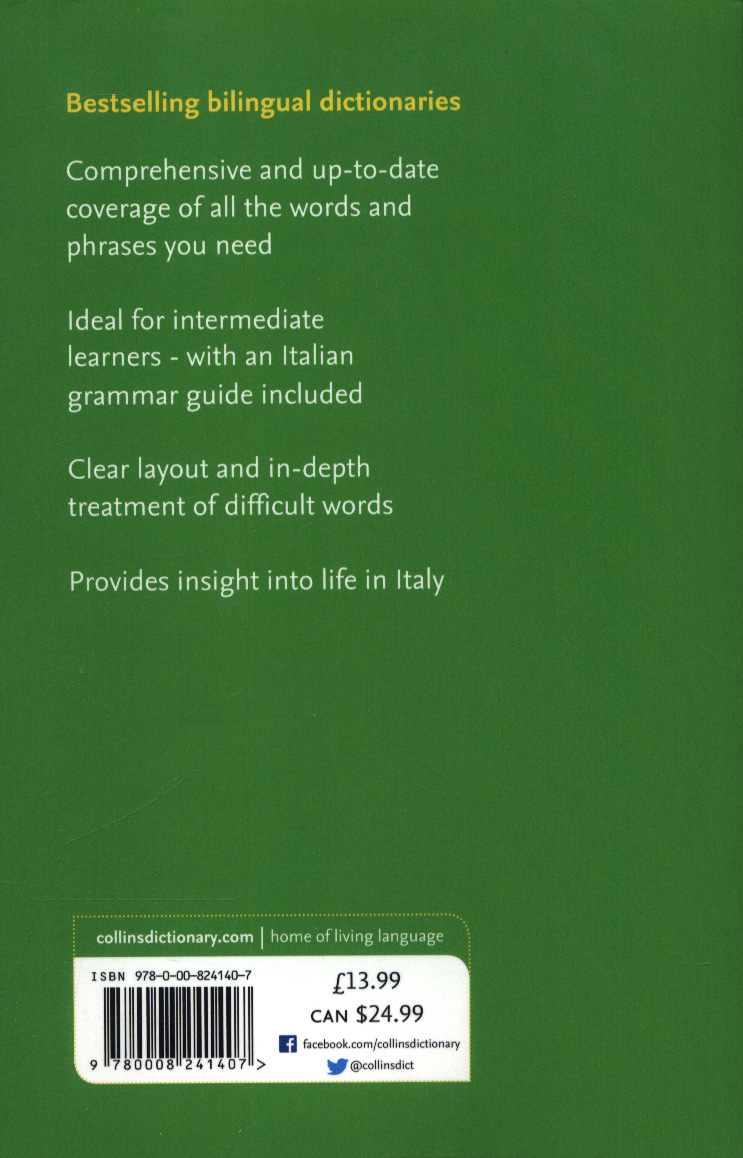 Collins Italian dictionary by Collins Dictionaries