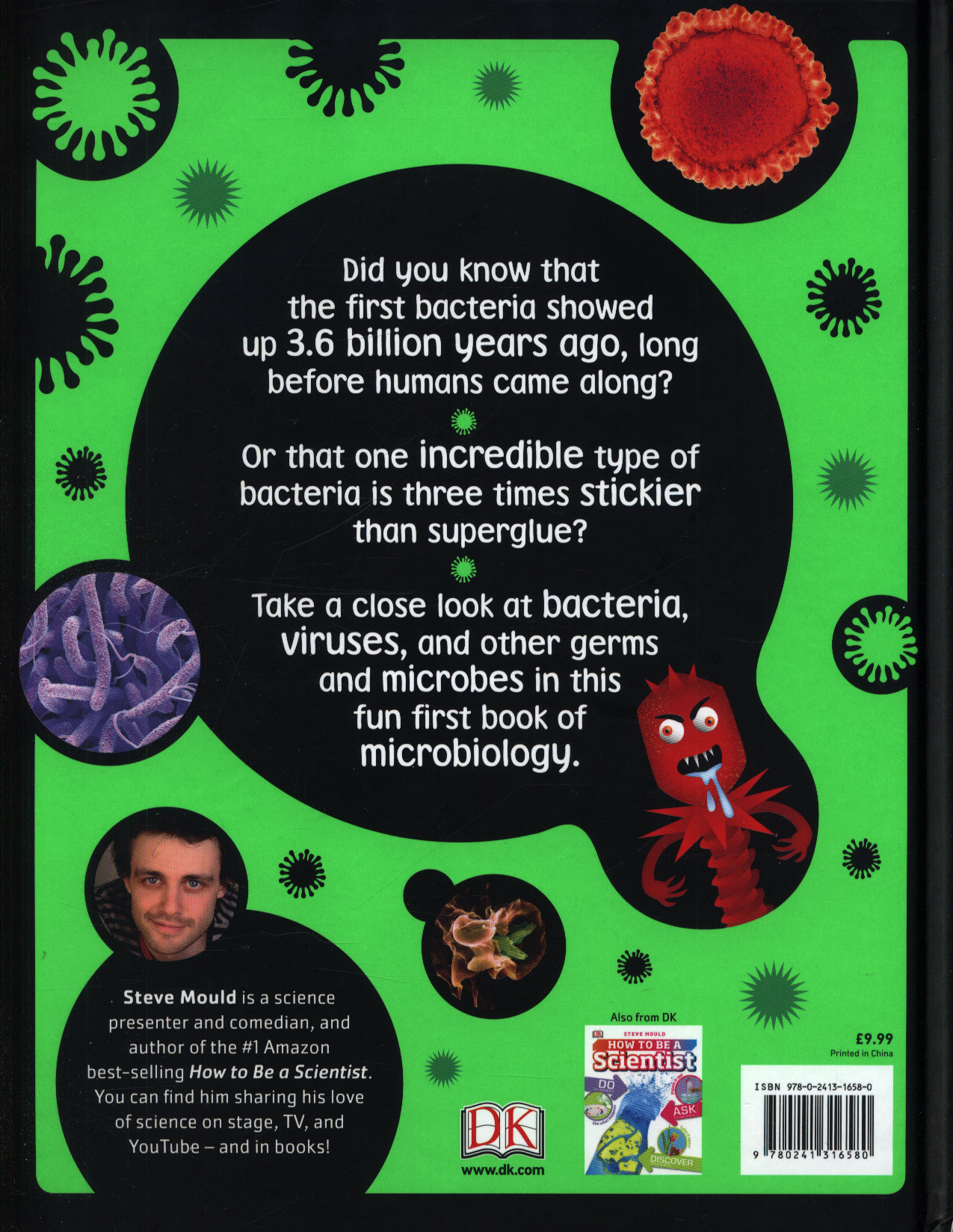 The bacteria book by Mould, Steve (9780241316580) BrownsBfS