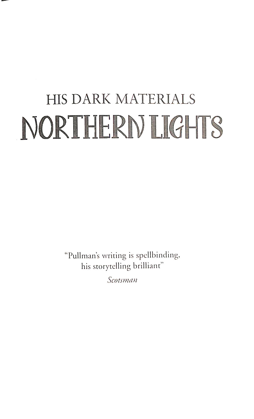 Northern lights by PULLMAN, PHILIP (9781407198705) BrownsBfS