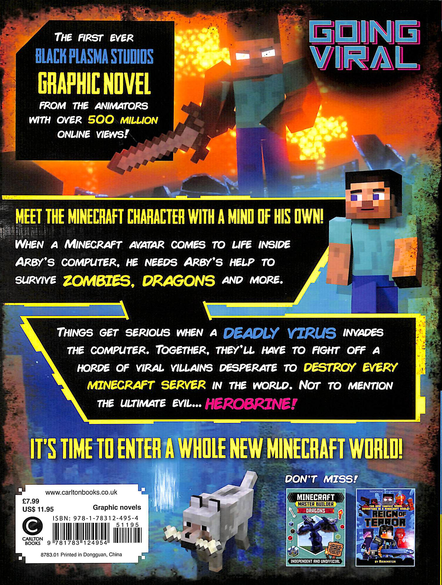 Going viral the mindbending Minecraft graphic novel adventure! by