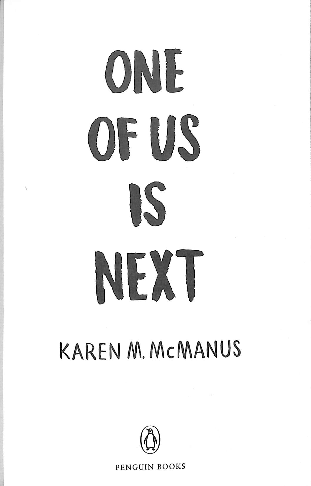 one of us is next book series one of us is next book series
