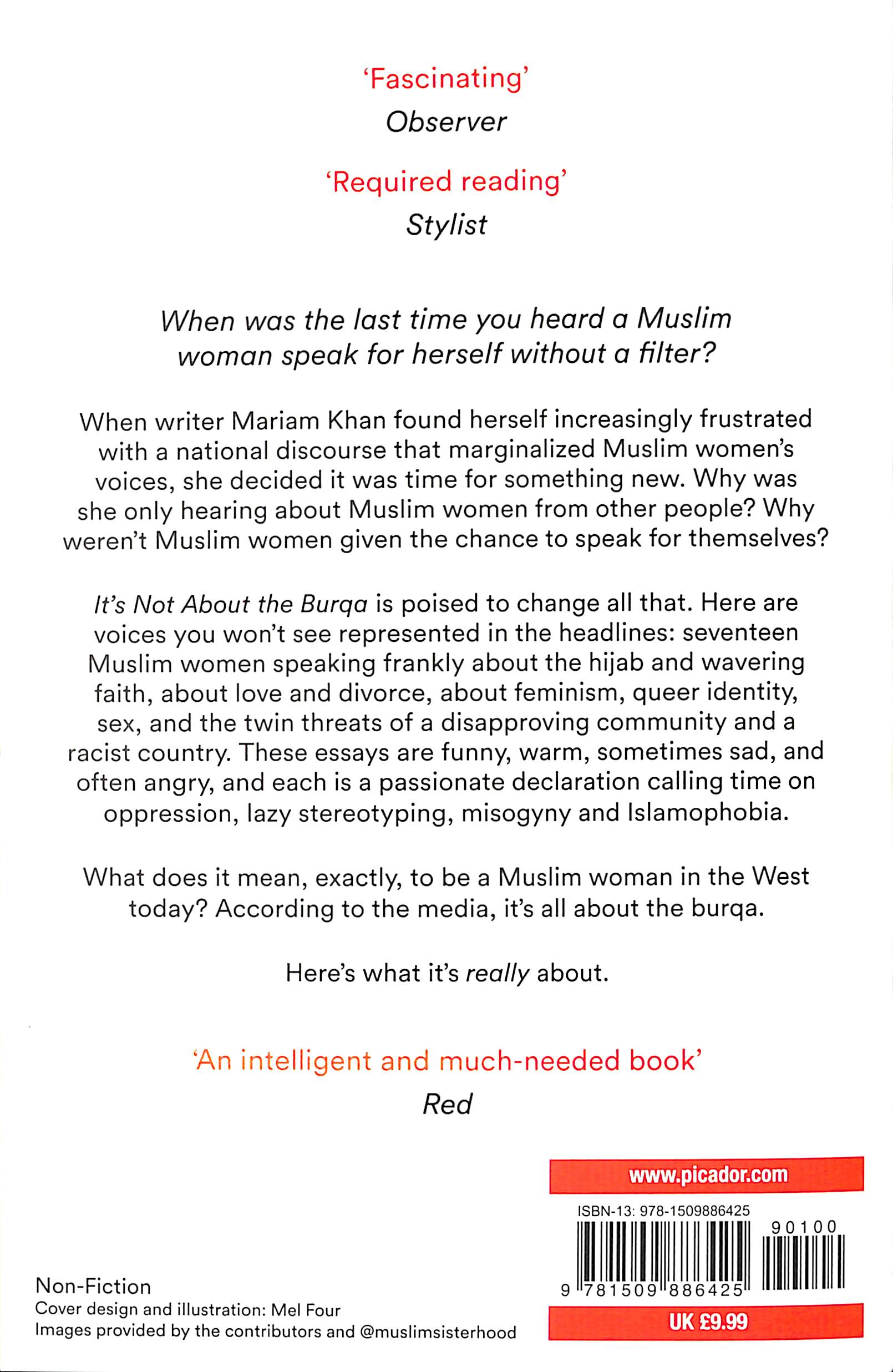 It's Not About the Burqa by Khan, Mariam (9781509886425) | Browns Books
