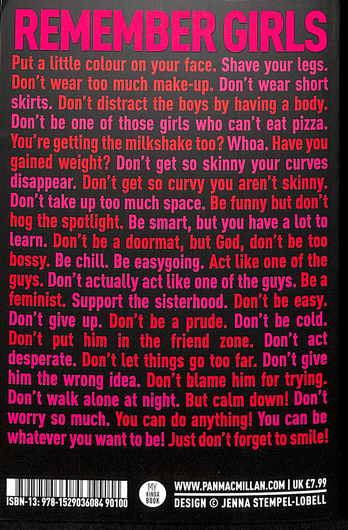 Rules for being a girl by Bushnell, Candace (9781529036084) BrownsBfS