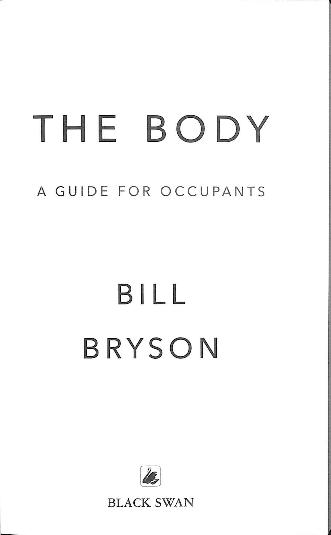 the body illustrated a guide for occupants the body illustrated a guide for occupants