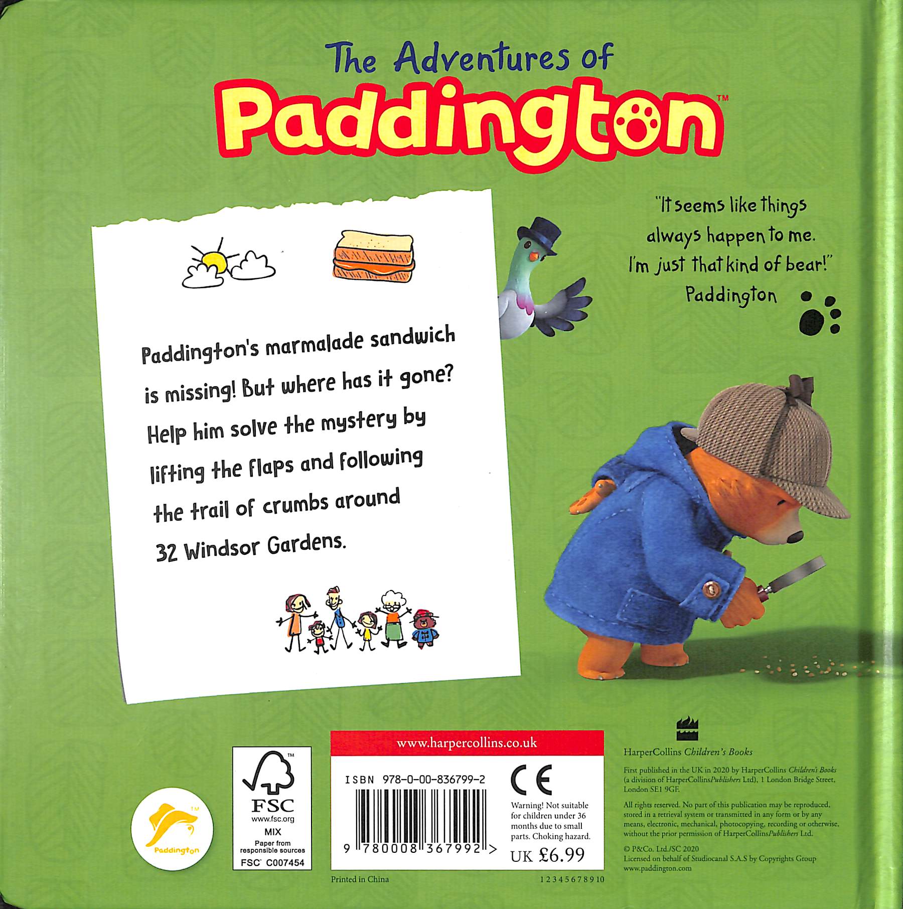 The missing marmalade sandwich a lifttheflap book (9780008367992