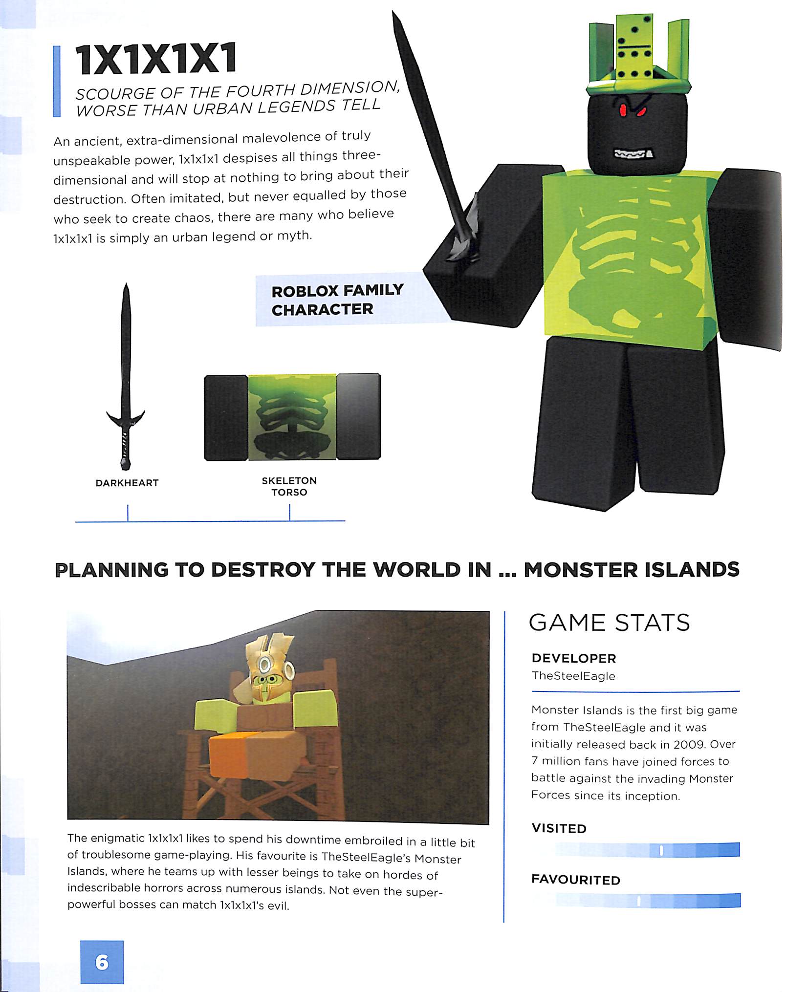 Roblox Character Encyclopedia By Egmont Publishing Uk 9781405297424 Brownsbfs - unspeakable roblox account