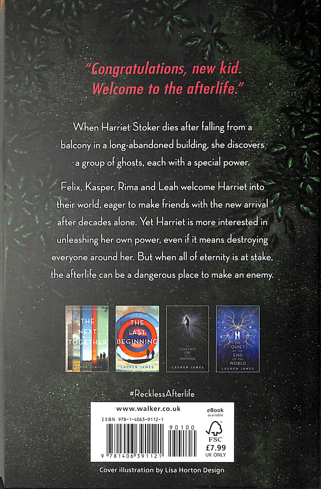 The Reckless Afterlife of Harriet Stoker by Lauren James The Reckless Afterlife of Harriet Stoker by Lauren James