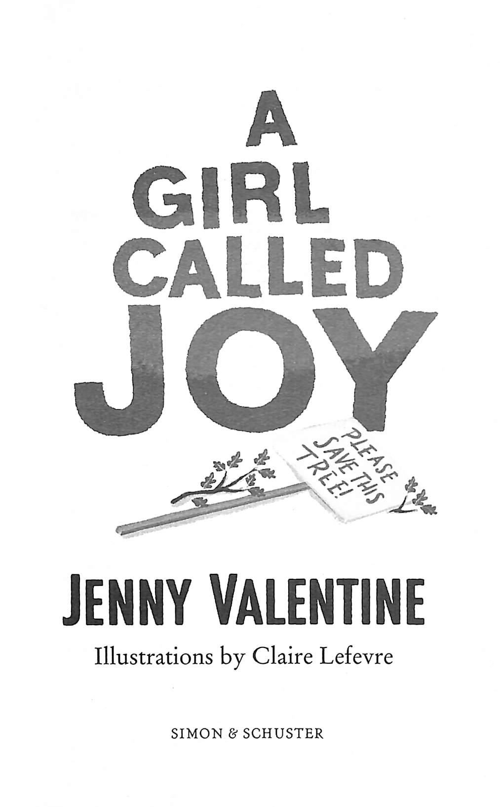 A girl called Joy by Valentine, Jenny (9781471196492) BrownsBfS