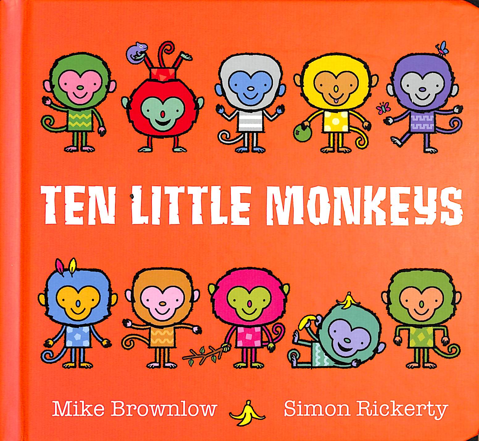 Ten Little Monkeys Board Book