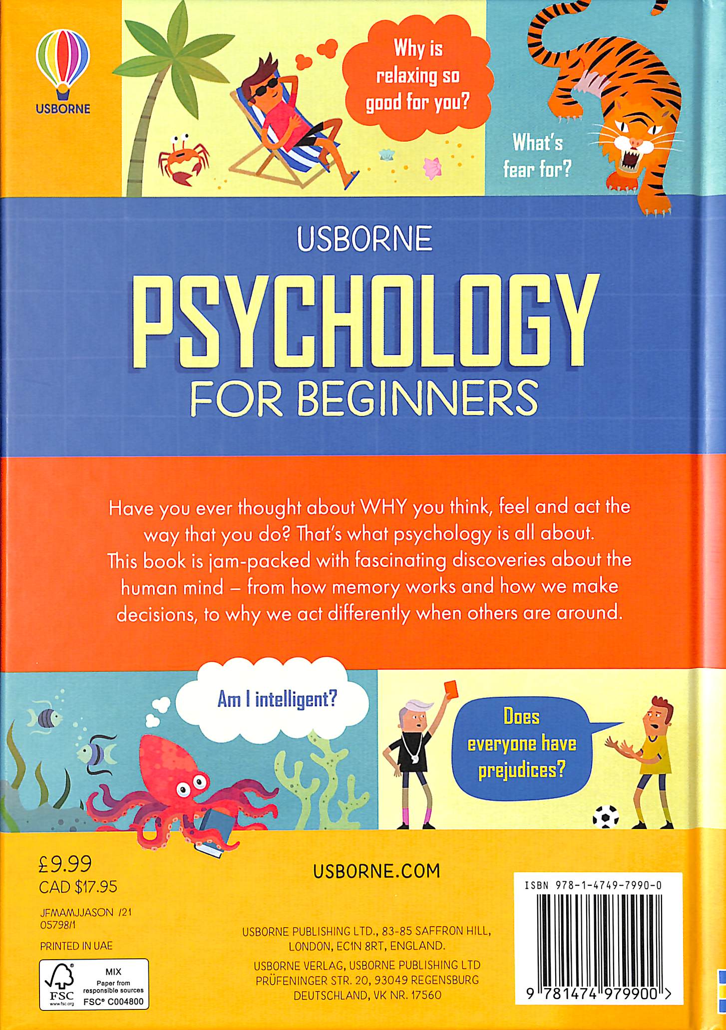 Psychology for Beginners by Bryan, Lara (9781474979900) | Browns Books