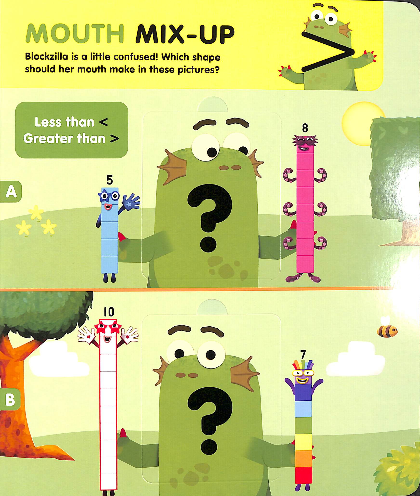 Numberblocks Monster Maths: A Lift the Flap Book