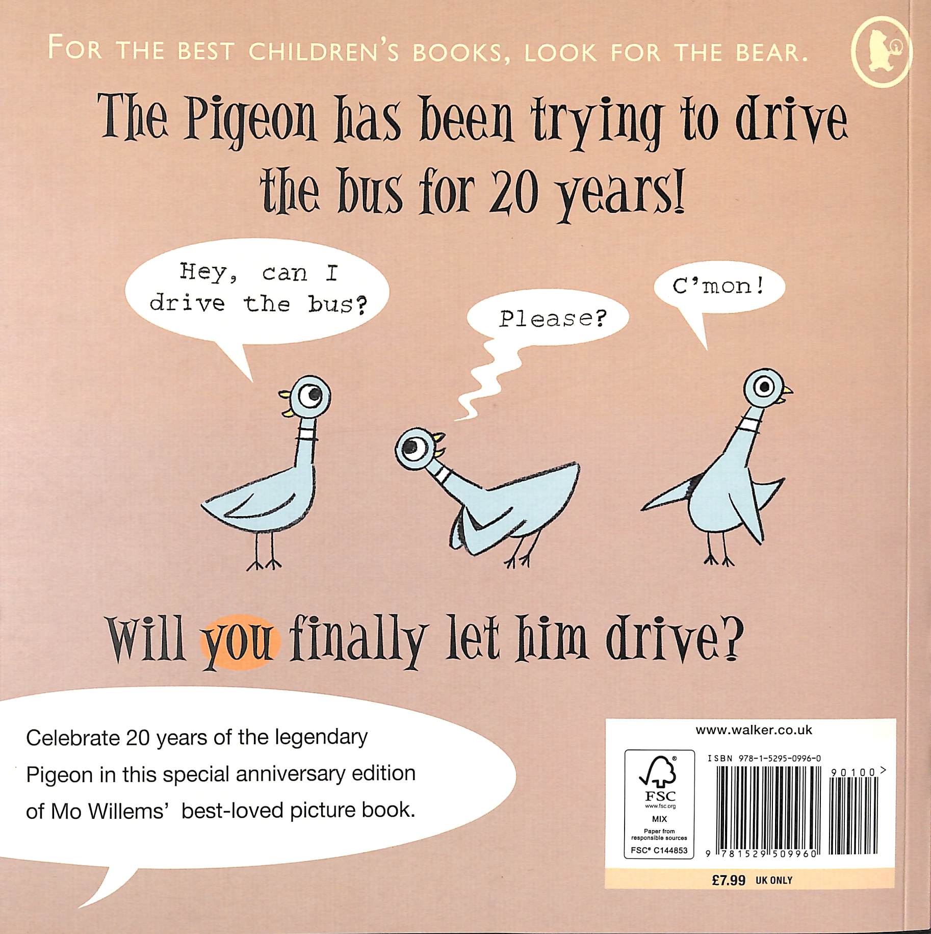thumbnail image 2 of Don't Let The Pigeon Drive The Bus! By Mo Willems – Softcover (Acceptable Condition) 2 of 5