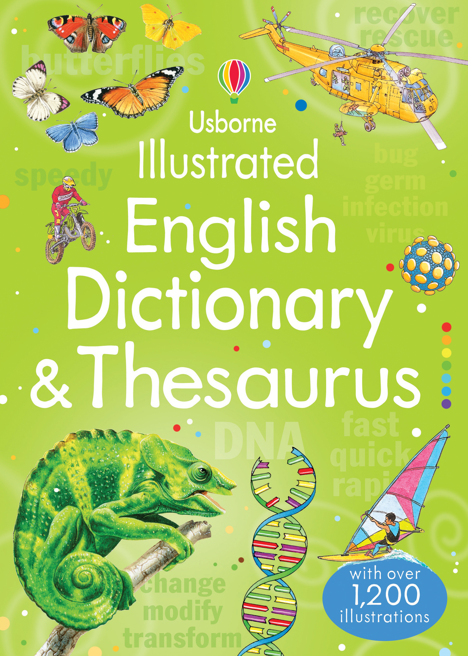 Usborne illustrated English dictionary & thesaurus by Bingham, Jane