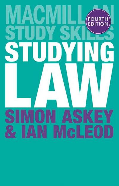 Studying Law Simon Askey Ian Mcleod Macmillan
