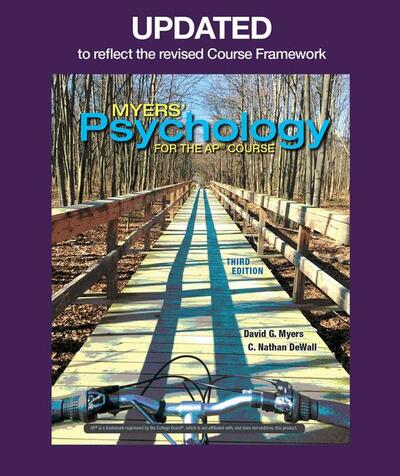 Updated Myers Psychology For Ap David A Myers C Nathan Dewall Macmillan Learning