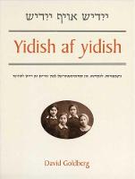 "Yidish af yidish" by David Goldberg