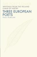 Three European Poets Jacket Image