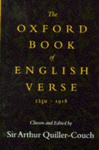 Jacket Image For: The Oxford book of English verse, 1250-1918