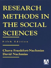 Jacket Image For: Research methods in the social sciences