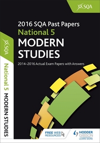 Jacket Image For: National 5 modern studies 2016-17 SQA past papers with answers