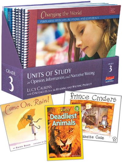 Jacket Image For: Units of Study for Writing, Grade 3 with Trade Book Pack