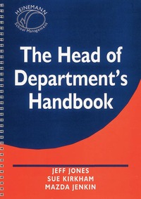 Jacket Image For: The head of department's handbook