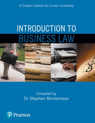 Jacket Image For: Introduction to Business Law (Custom Edition)