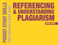 Jacket image for Referencing and Understanding Plagiarism