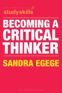 Jacket image for Becoming a Critical Thinker