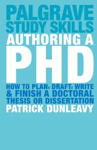 Jacket image for Authoring a PhD