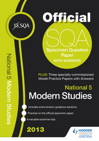 Jacket Image For: SQA specimen paper 2013 National 5 modern studies and model papers