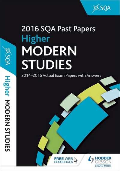 Jacket Image For: Higher modern studies 2016-17 SQA past papers with answers