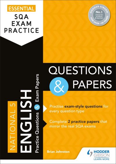 Jacket Image For: National 5 English. Questions and papers
