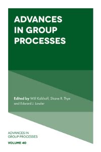 Jacket image for Advances in Group Processes