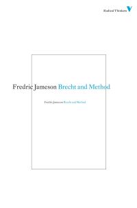 Jacket image for Brecht and Method