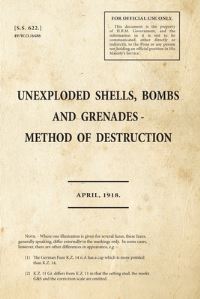 Jacket Image for the Title Unexploded Shells, Bombs and Grenades Method of Destruction